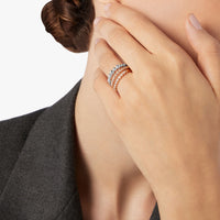 Bollicine rose gold & silver Ring - Rose Gold & Silver