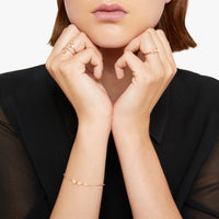 Spiral rose gold & white diamonds Ring - Rose Gold