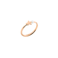Stellina rose gold & crystal beads Ring - Rose Gold