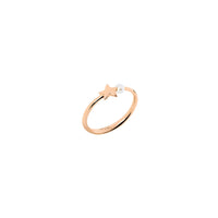 Stellina ring in 9K rose gold with 1 crystal bead - Rose Gold