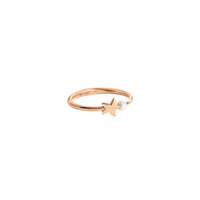 Stellina ring in 9K rose gold with 1 crystal bead - Rose Gold