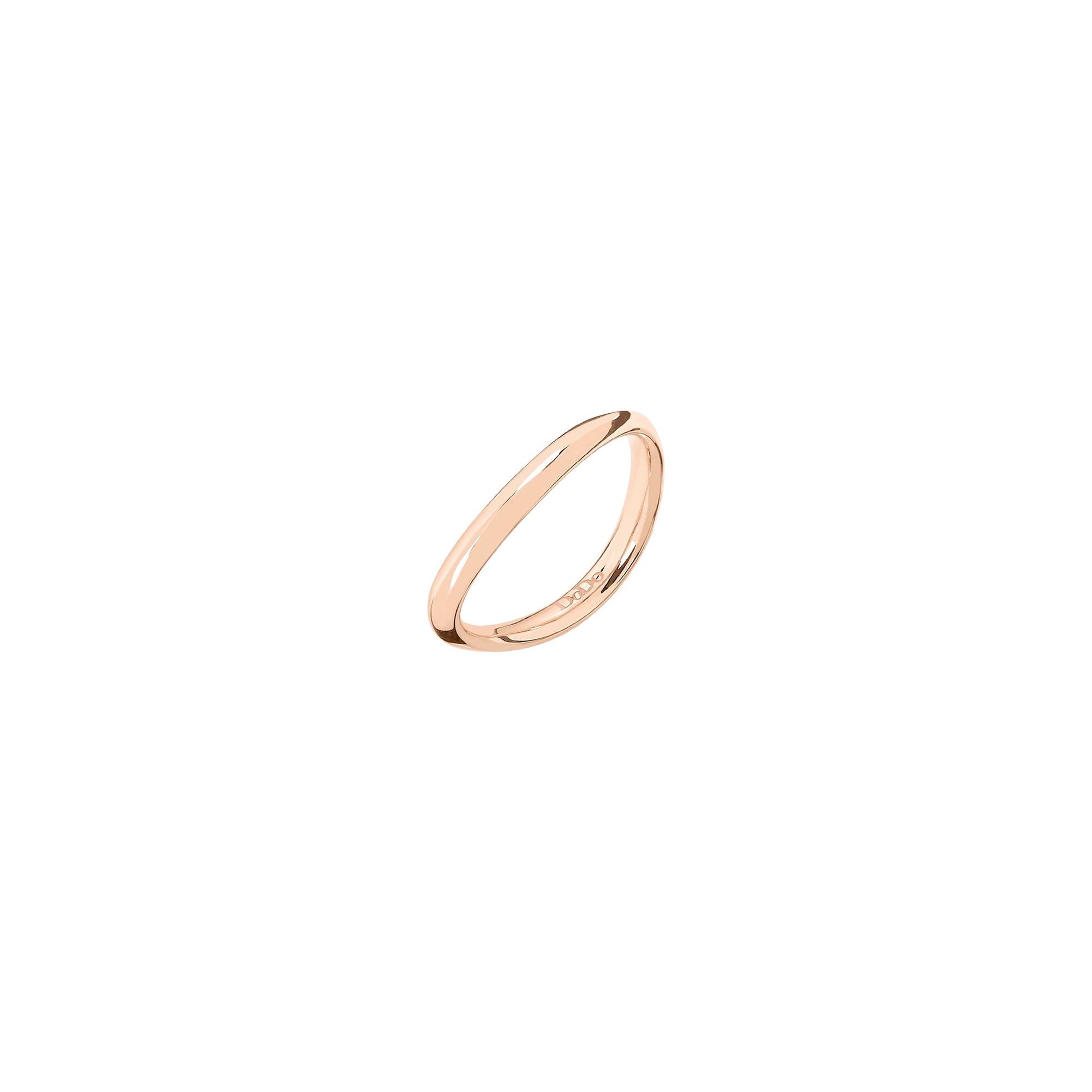 Essentials wave ring in 9K rose gold - Rose Gold