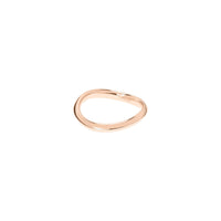 Essentials wave ring in 9K rose gold - Rose Gold