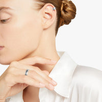 Sterling silver 'promesso' teloscrivoio ring - Silver