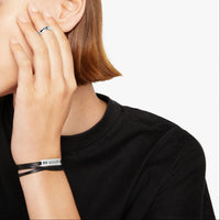 Sterling silver 'stop' teloscrivoio ring - Silver