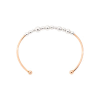Bollicine cuff rose gold & silver Cuff bracelet - Rose Gold & Silver