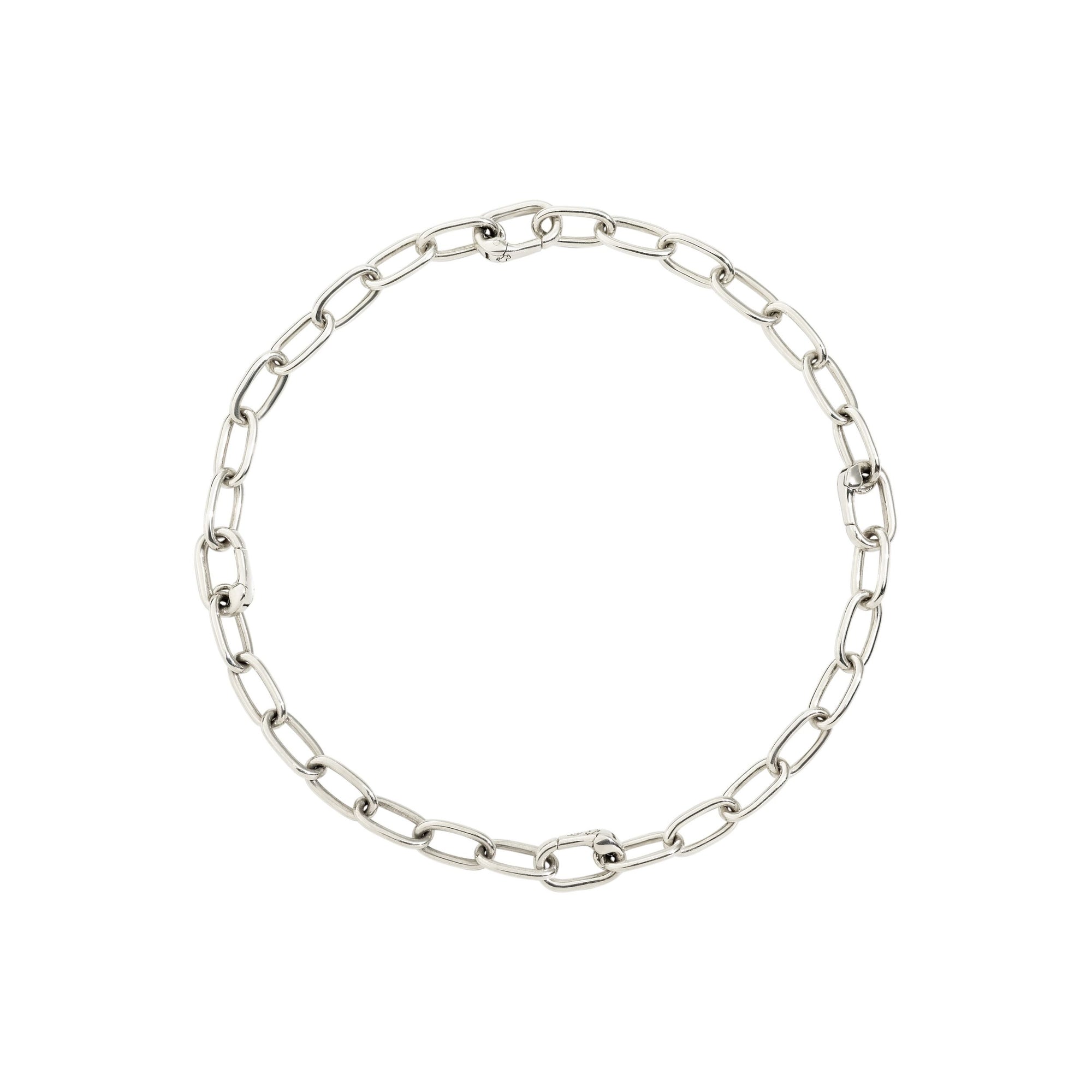 Essentials silver openable link Bracelet - Silver