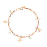 Stellina rose gold & crystal beads Bracelet - Rose Gold