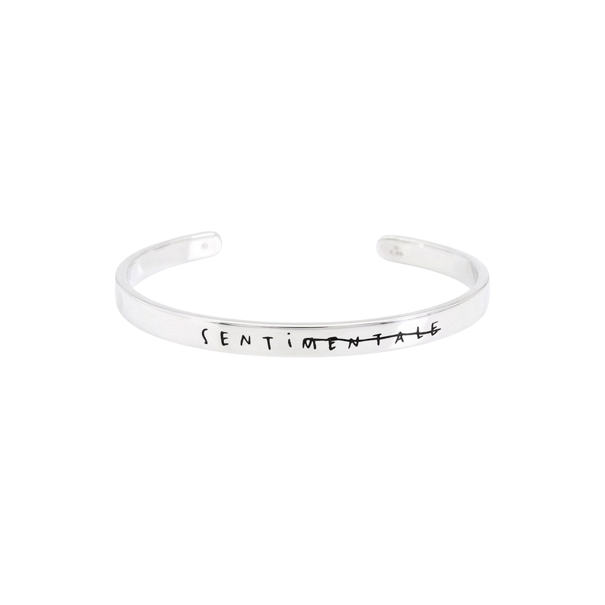 Sterling silver ""sentimentale"" teloscrivoio bracelet - Silver