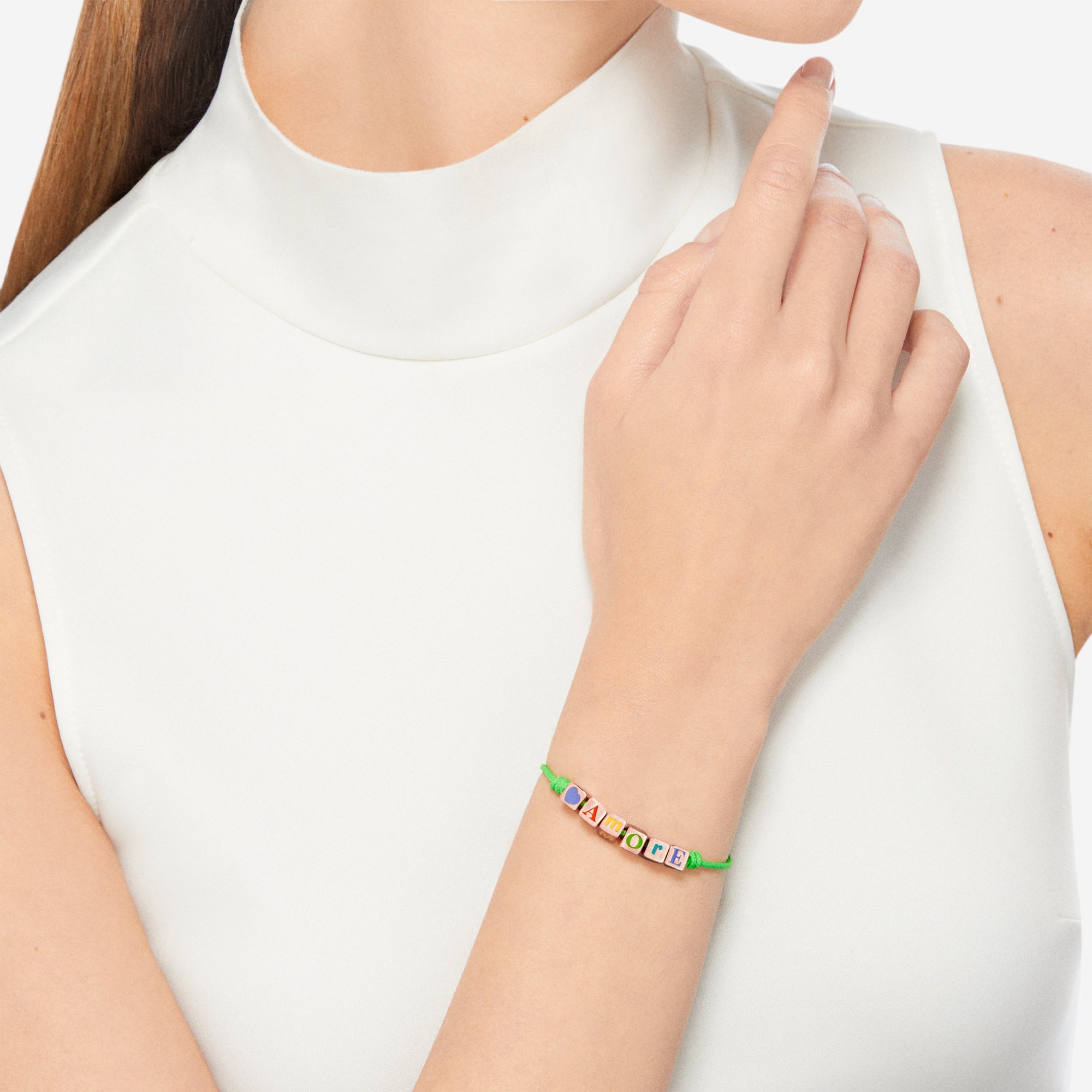 Amore symbols silver Bracelet - Silver