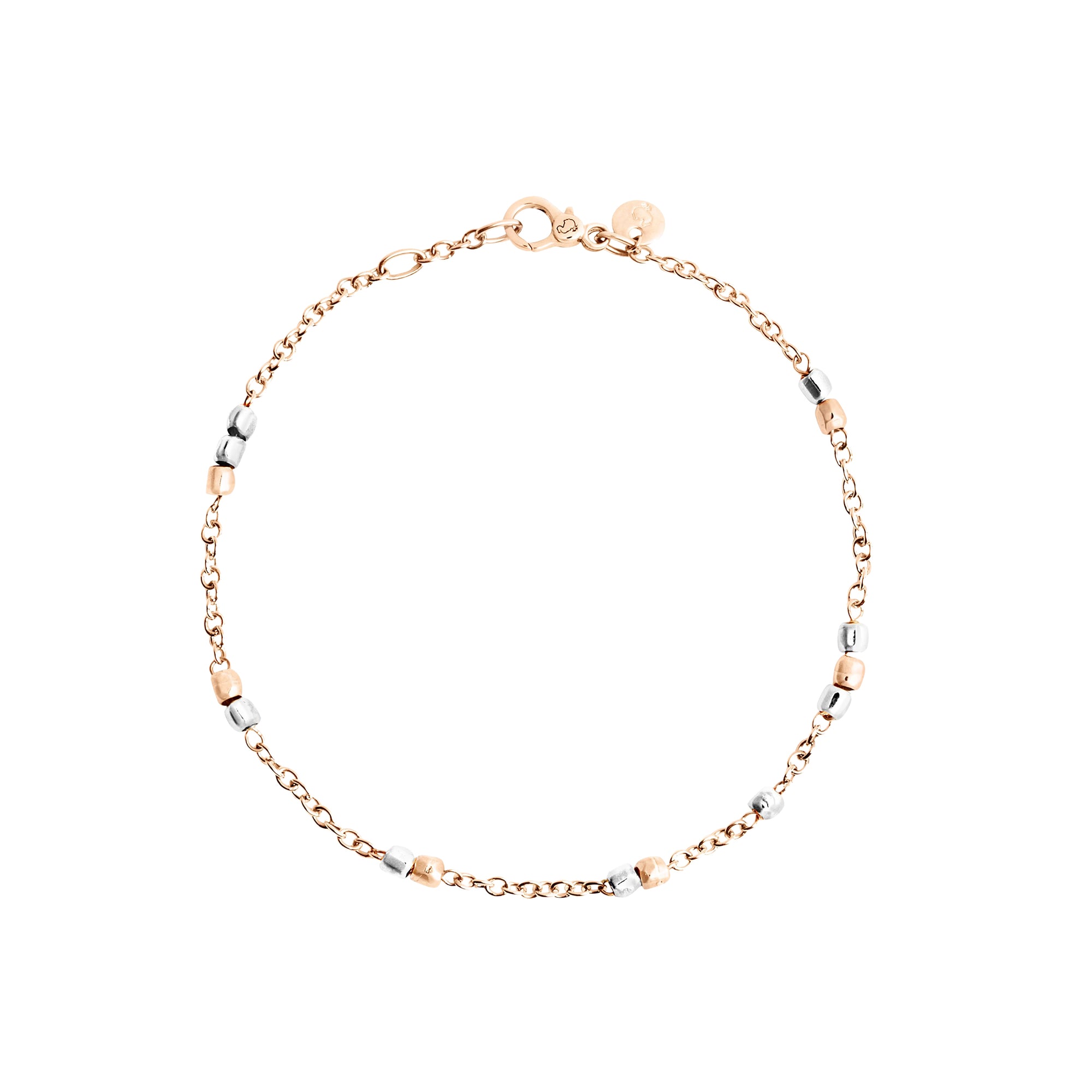 Granelli rose gold & silver Bracelet - Rose Gold & Silver