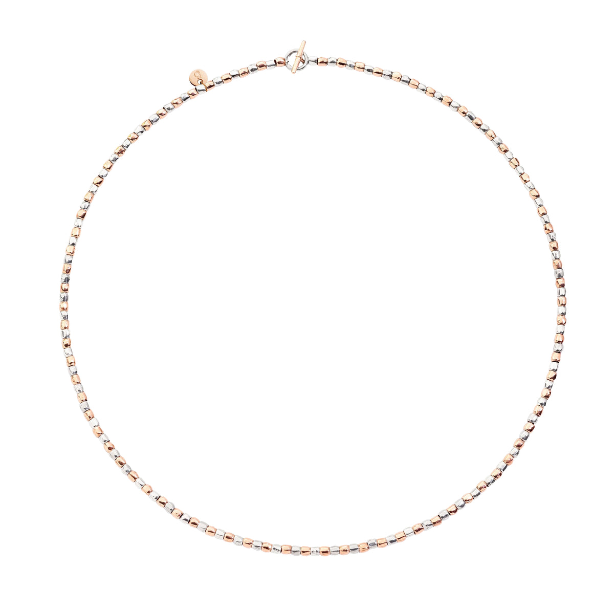 Mini granelli rose gold & silver Necklace - Rose Gold & Silver