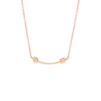 Nodo rose gold Necklace - Rose Gold