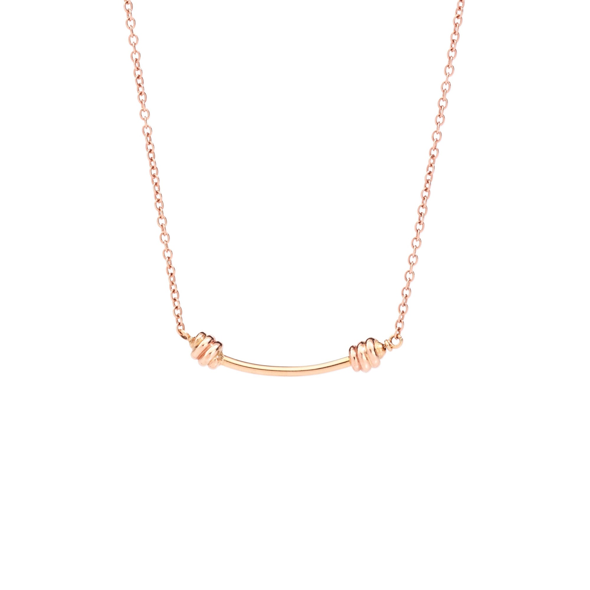 Nodo rose gold Necklace - Rose Gold