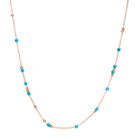 Mini granelli rose gold Necklace - Rose Gold