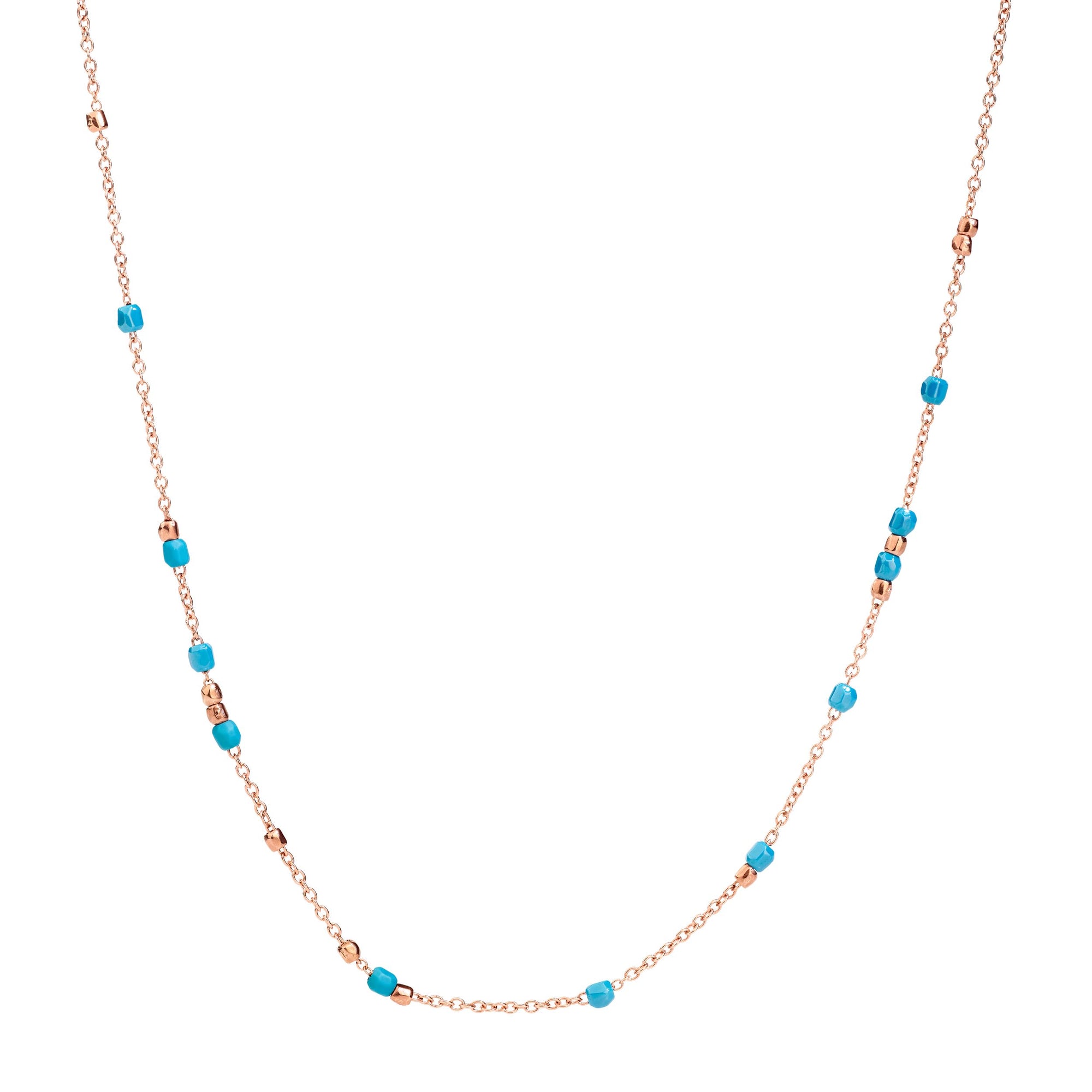 Mini granelli rose gold Necklace - Rose Gold
