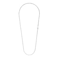 Nodo Necklace in 925 sterling silver with Nodo snap hook closure - Silver