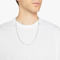 Nodo Necklace in 925 sterling silver with Nodo snap hook closure - Silver