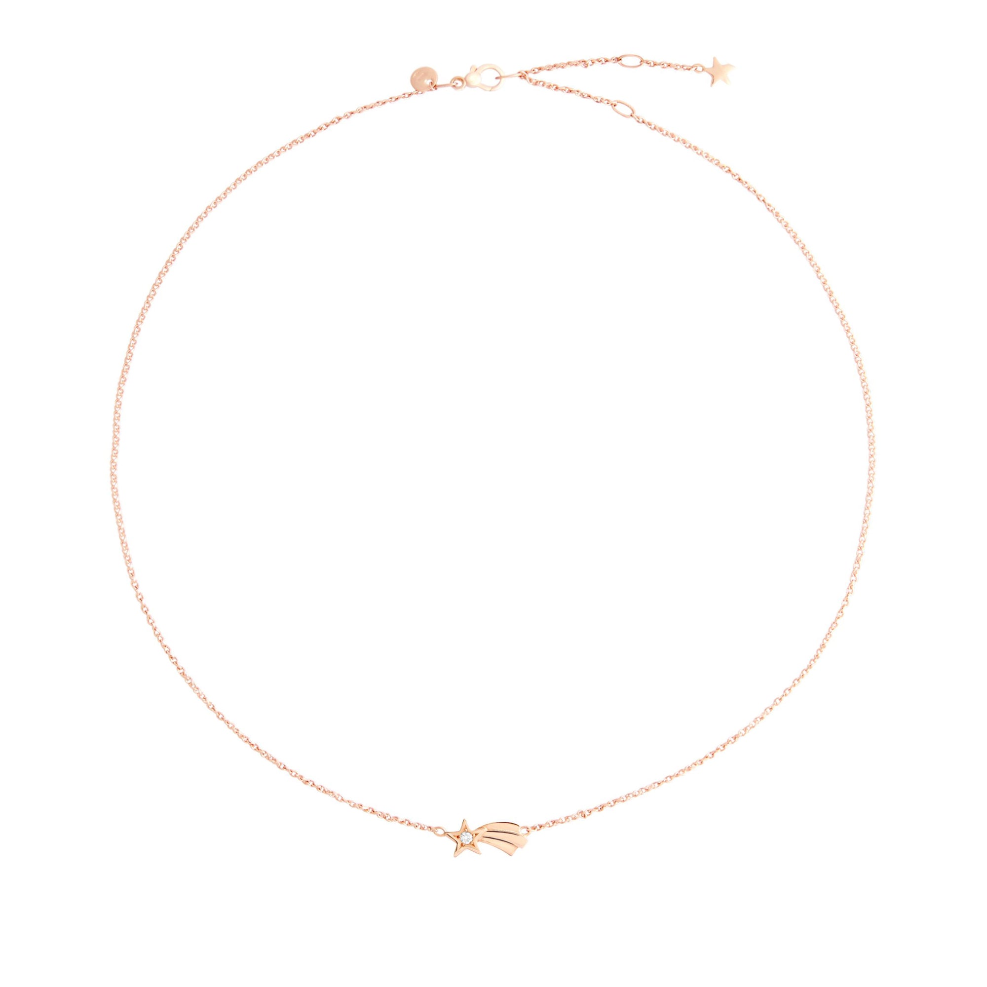 Comet Star rose gold Necklace - Rose Gold