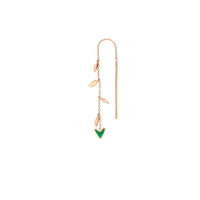 Arrow Needle rose gold Half-pair earring - Rose Gold