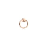 Nodo rose gold Stud Half-pair earring - Rose Gold