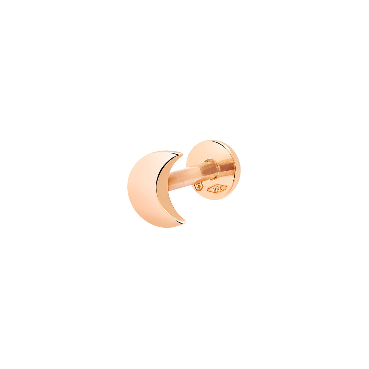 Luna Piercing rose gold Half-pair Earring - Rose Gold