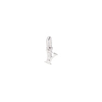 Precious letter Y white gold & diamonds Charm - White Gold