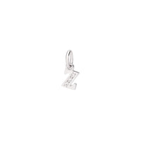 Precious letter Z white gold & diamonds Charm - White Gold