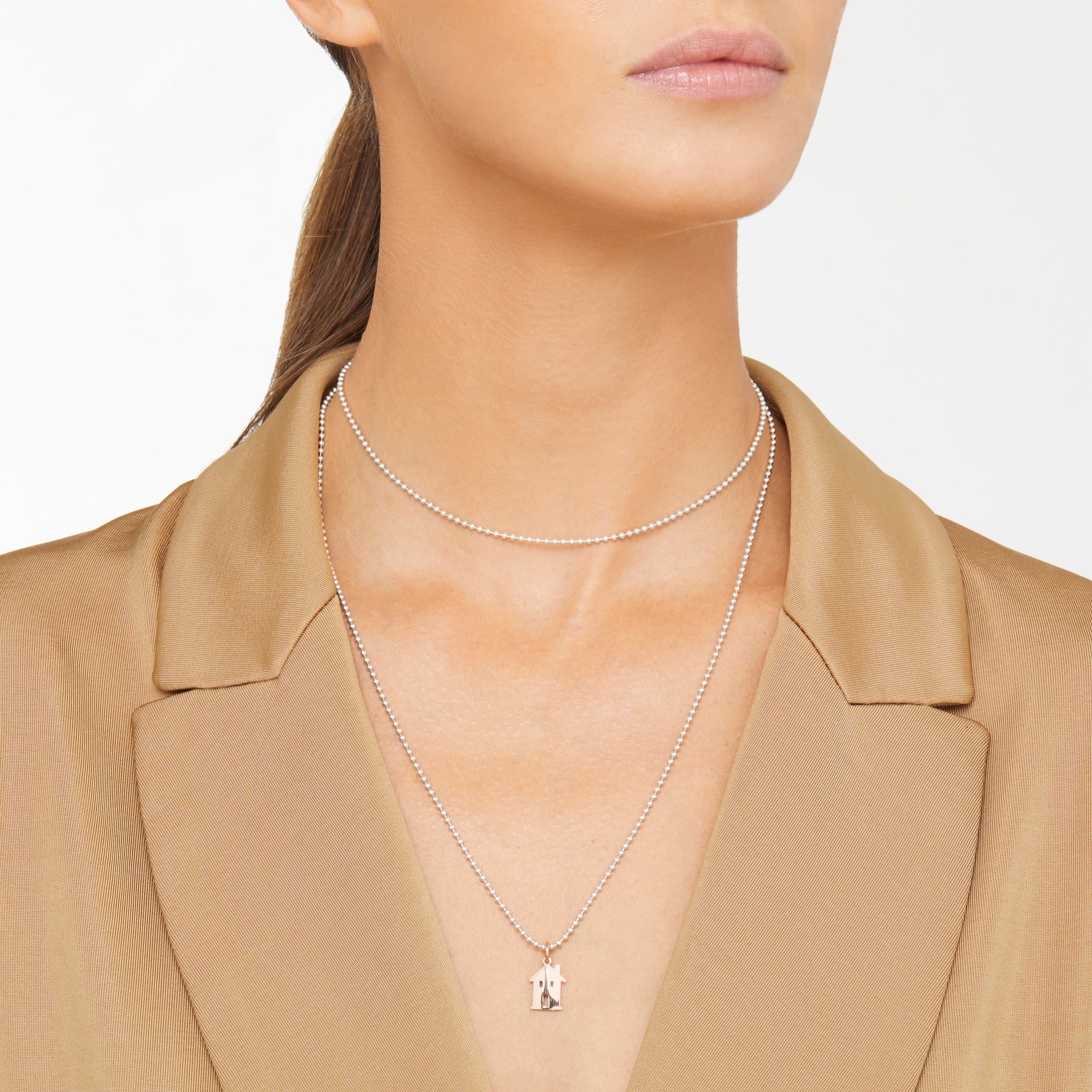 House rose gold Charm - Rose Gold