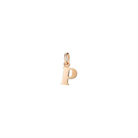Letter P in 9K Rose Gold  - Rose Gold