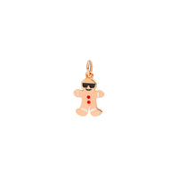 Gingerbread rose gold Charm - Rose Gold