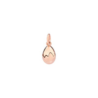 Egg charm in 9K rose gold  - Rose Gold