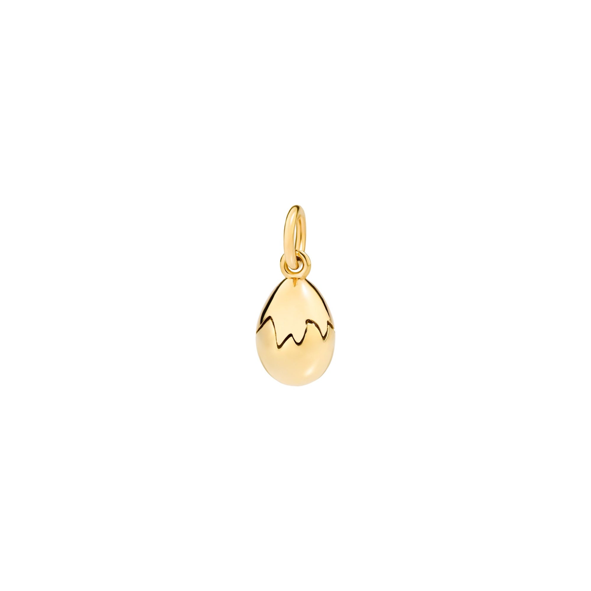 Egg yellow gold Charm - Yellow Gold