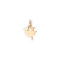 Flying Dodo Charm 9kt rose gold  - Rose Gold