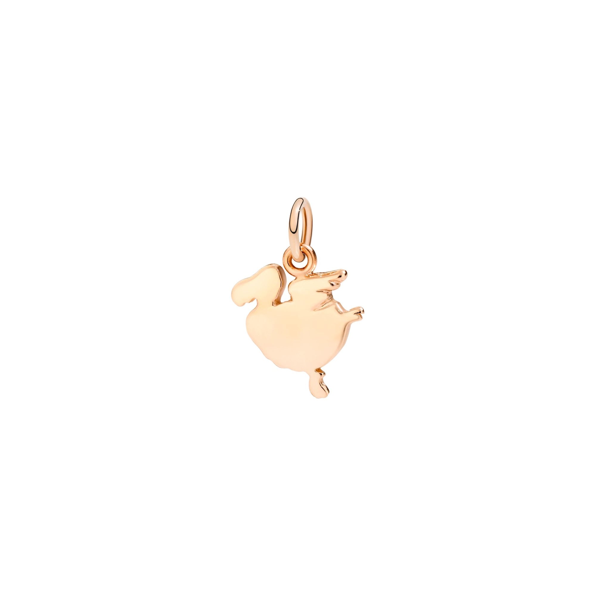 Flying Dodo Charm 9kt rose gold  - Rose Gold