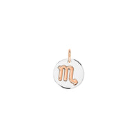 Scorpio rose gold & silver Charm - Rose Gold & Silver
