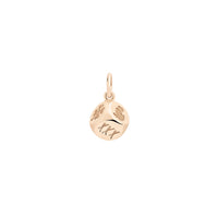Dice rose gold & brown diamonds Charm - Rose Gold