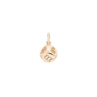 9K rose gold Dice for 30th birthday charm and 1 brown diamond (ct 0,03) Black cord included - Rose Gold