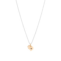 Dodo rose gold & sapphire Charm - Rose Gold & Blue