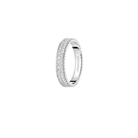 Quatre Radiant Edition white gold & diamonds Wedding Band - White