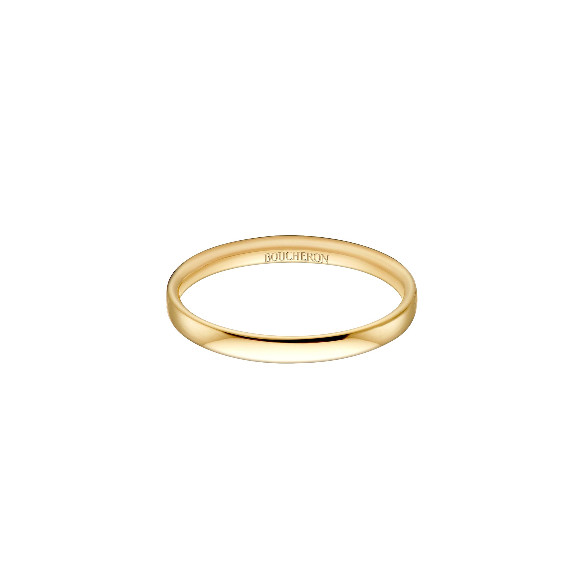 Epure yellow gold Wedding Band - Yellow