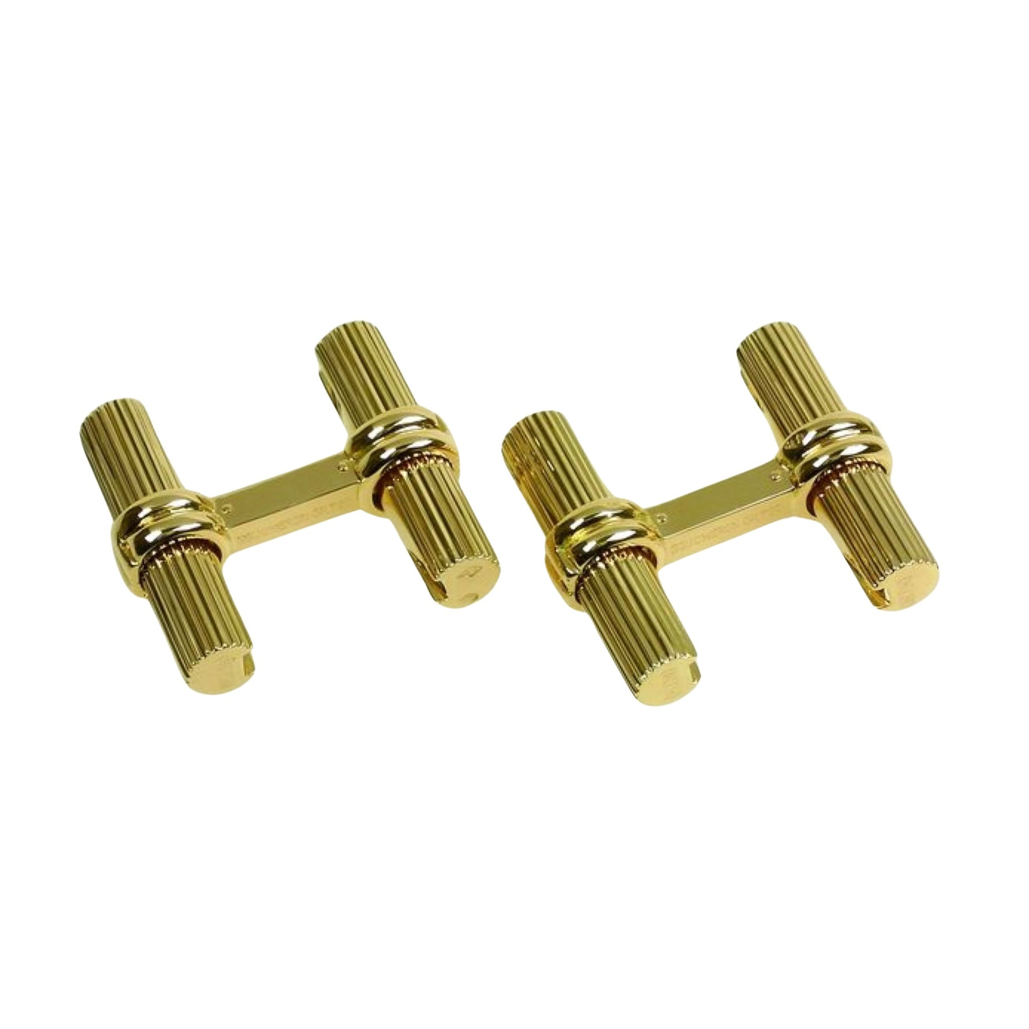 Yellow Gold Cufflinks - Yellow