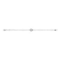 Serpent Bohème S Motif white gold & diamonds Bracelet - White