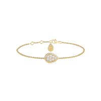 Serpent Bohème S Motif yellow gold & diamonds Bracelet - Yellow