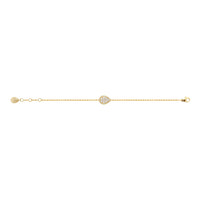 Serpent Bohème S Motif yellow gold & diamonds Bracelet - Yellow