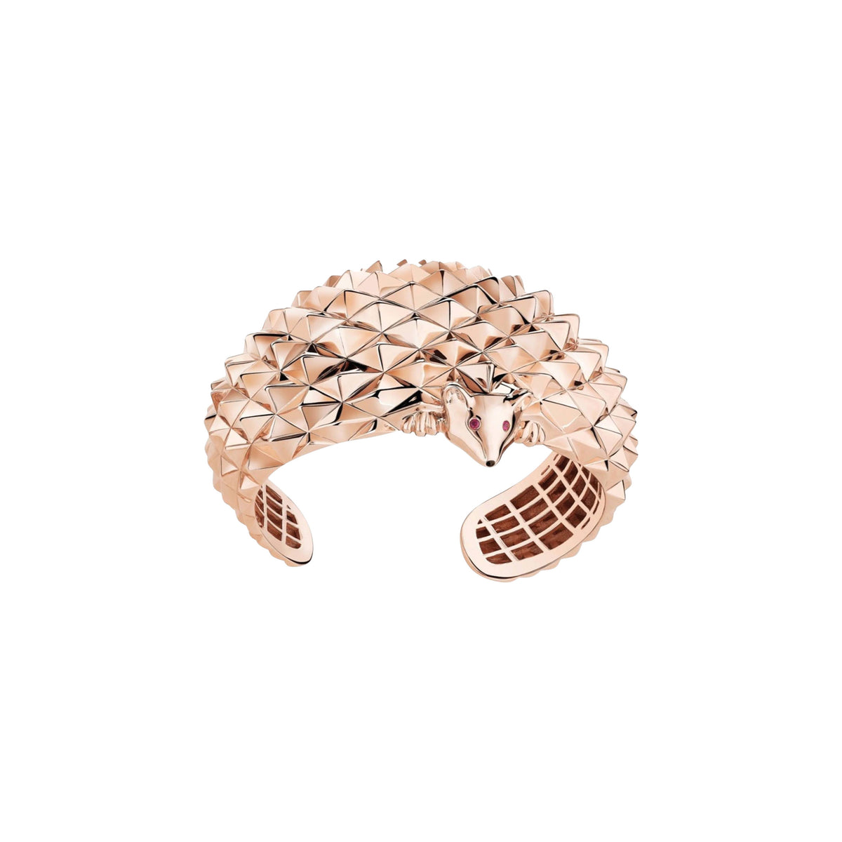 Hans Herisson pink gold rubies & diamonds Bracelet - Pink