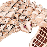 Hans Herisson pink gold rubies & diamonds Bracelet - Pink