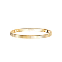 Quatre Grosgrain yellow gold Bangle - Yellow gold
