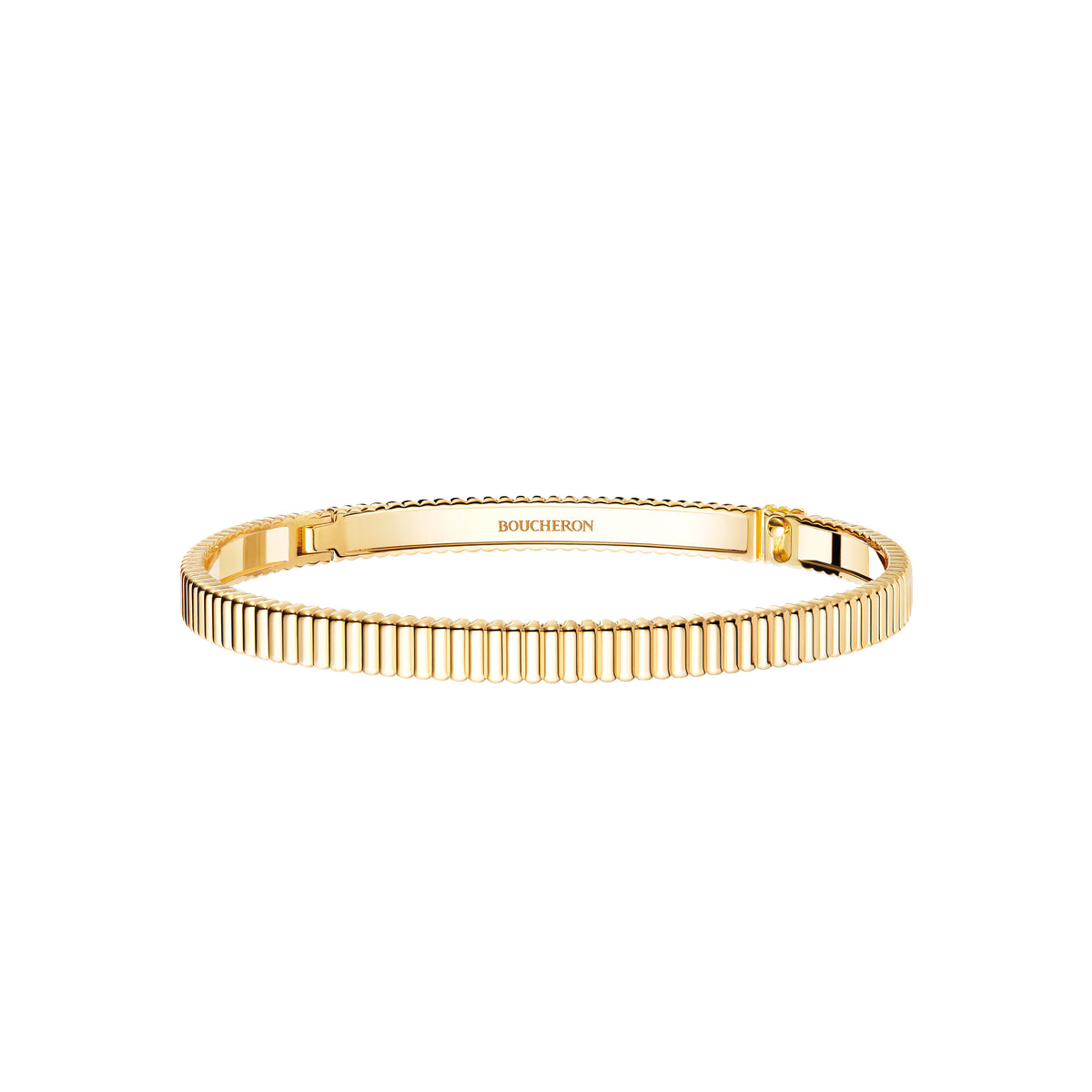 Quatre Grosgrain yellow gold Bangle - Yellow gold