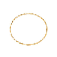 Quatre Grosgrain yellow gold Bangle - Yellow gold